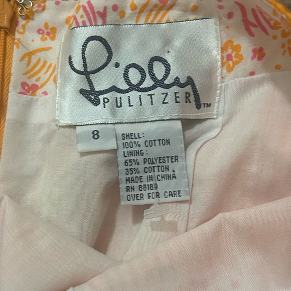 Lilly Pulitzer Floral Print Dress -rare - Picture 5 of 5